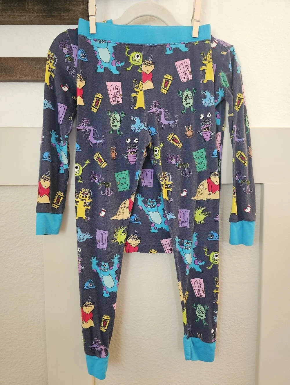 Monsters Inc Little Sleepies Disney Print Sz 4T